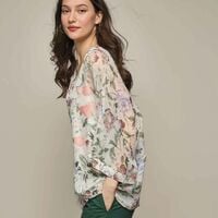 Floral Lightweight Top - FINAL SALE - Thumbnail 2