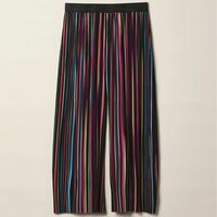 Striped Wide-Leg Crop Pant - FINAL SALE - Thumbnail 4
