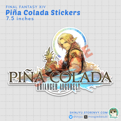 Urianger [Piña colada] 7.5" Sticker