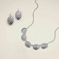 Western Sunburst Necklace and Earring Set - FINAL SALE - Thumbnail 1