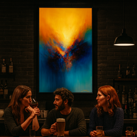 Celestial Eruption Vibrant Cosmic Explosion - Thumbnail 2