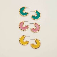 Pop & Shine Hoop Earrings - FINAL SALE - Thumbnail 1