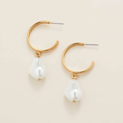 Pearly ocean links necklace and earring set - final sale