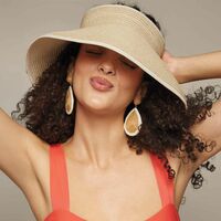 Beachside Woven Teardrop Earrings - FINAL SALE - Thumbnail 2