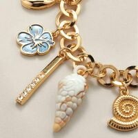 Charm Medley Link Bracelet - FINAL SALE - Thumbnail 2