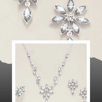 Forever in bloom crystal 3-piece set - final sale - Thumbnail 3