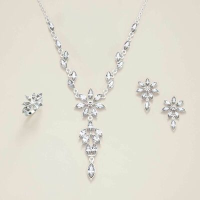Forever in bloom crystal 3-piece set - final sale