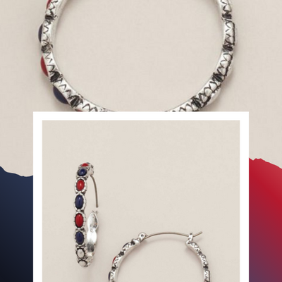 American heartland hoop earrings - final sale