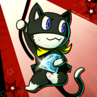 Persona 5 Morgana "Hang In There" | 5x7" Print - Thumbnail 2