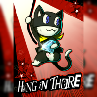 Persona 5 Morgana "Hang In There" | 5x7" Print - Thumbnail 1