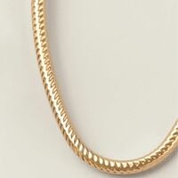 Modern Curve Hoop Earrings - FINAL SALE - Thumbnail 3