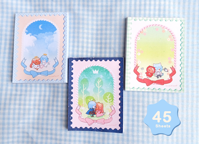 Snake Butterfly_ memo pads