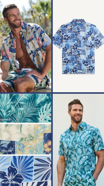 Men's Printed Button Down Shirt