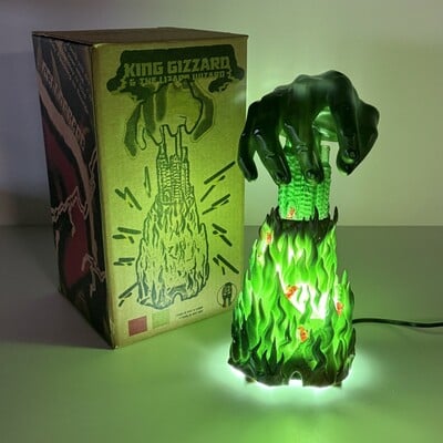 I'm in Your Mind Fuzz Art Lamp - Green 001