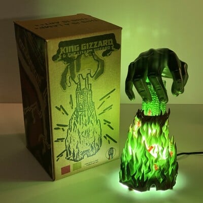 I'm in Your Mind Fuzz Art Lamp - Green 003