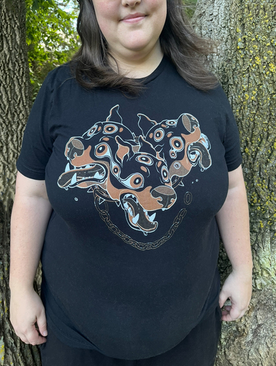 Cerberus = triple threat shirt