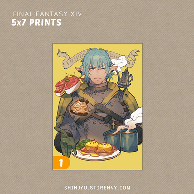 5" x 7" prints : haurchefant's special meal