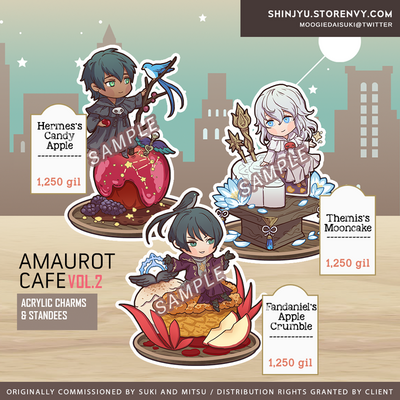 [2in1] Amaurot Cafe (vol.2) Acrylic Charm & Standee