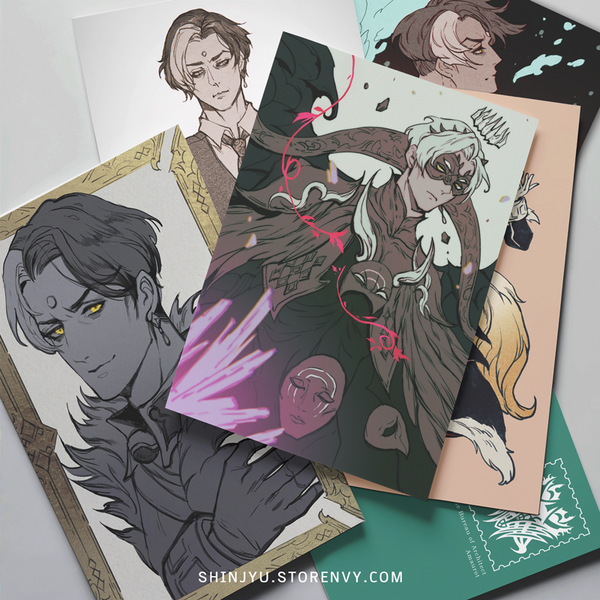 Emet-selch postcard set