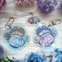 Wooper Acrylic Phone Strap - Thumbnail 1