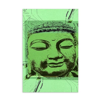 Thriving buddha postcard by pixellitist - Thumbnail 4