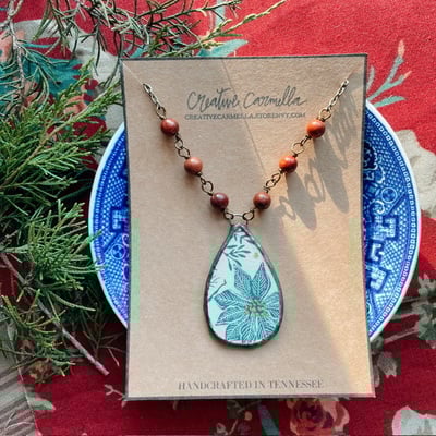 “woven together” handcrafted necklace no.02