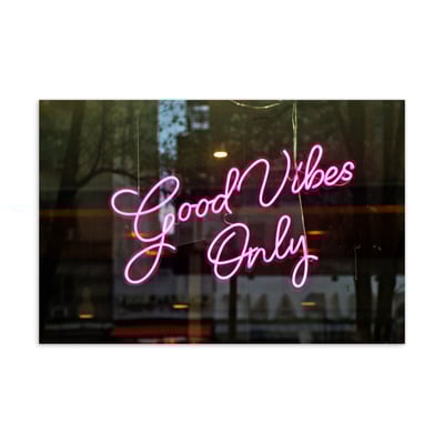 Good Vibes Only Postcard [C.]