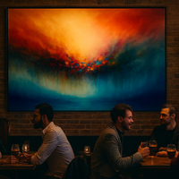 Radiant Convergence Abstract Fire and Mist - Thumbnail 2