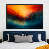 Radiant Convergence Abstract Fire and Mist - Thumbnail 3