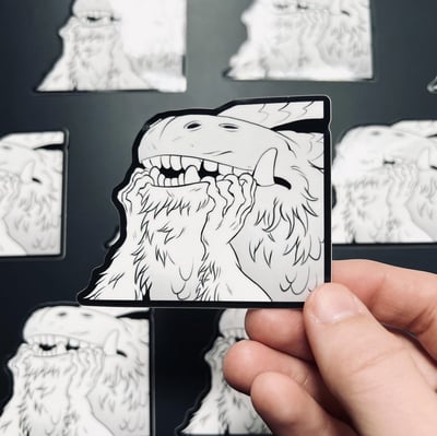 Shocking! Hellbeast Sticker
