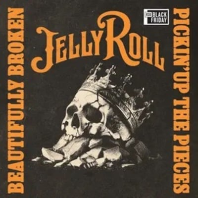[rsd] jelly roll - beautifully broken (pickin' up the pieces) (tequila sunrise vinyl)