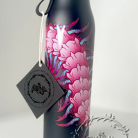 Centipede Water Bottle - Black / Pink - Thumbnail 8