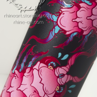 Centipede Water Bottle - Black / Pink - Thumbnail 7