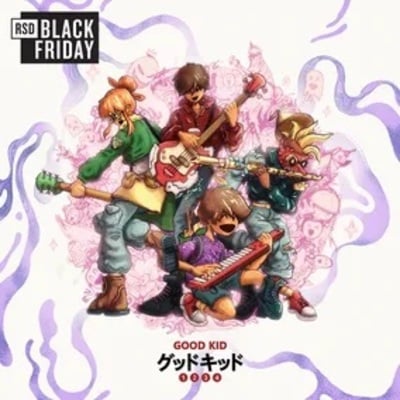 [rsd] good kid - good kid 1 2 3 4 (split color tangerine/blue/magenta/teal)