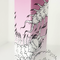 Centipede Water Bottle - Black / Pink - Thumbnail 9