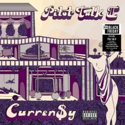 [rsd] curren$y - pilot talk ii (purple, black, & white vinyl)