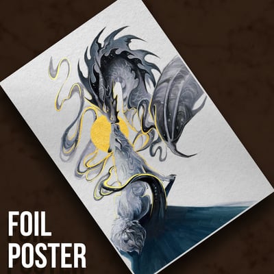 Death dragon - premium metallic poster - Thumbnail 1