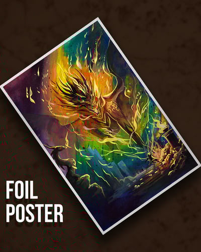 Epic Dragon - Premium Metallic Poster