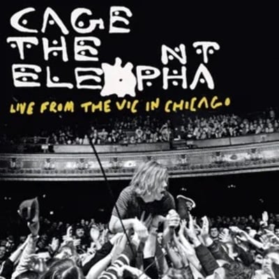 [rsd] cage the elephant - live from the vic in chicago (vibrant yellow & black splatter vinyl)