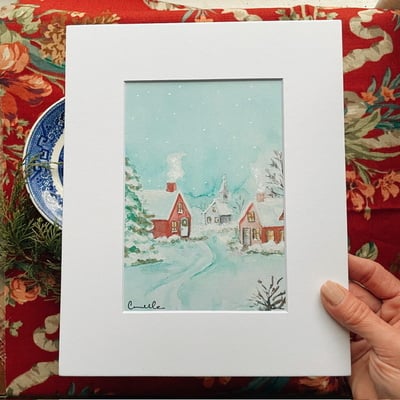 “Winter’s Wonder” 8x10 matted print 