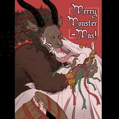 Monstermas 5x7 Miniprint