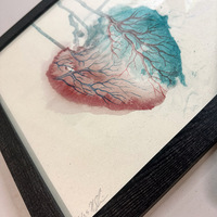 heart (light) - FRAMED giclée print - 12" x 12" album edition - Thumbnail 4