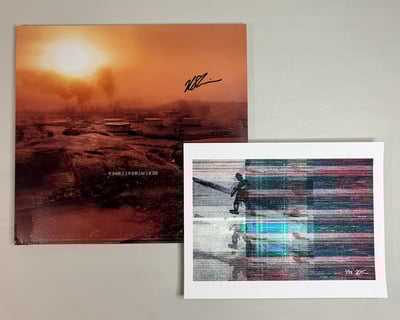 Signed Album + Print Pairing: NIN "Y34RZ3R0R3M1X3D" Vinyl with Signed Print