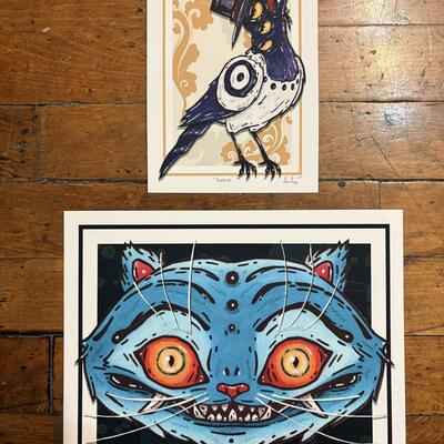 "sussie" and "derpy" print set