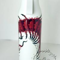 Centipede Water Bottle - White / Red - Thumbnail 7