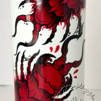 Centipede Water Bottle - White / Red - Thumbnail 8