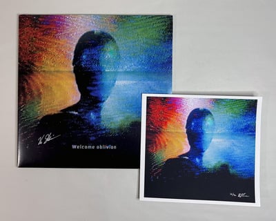 Signed Album + Print Pairing: HTDA "Welcome Oblivion" Vinyl with Signed Print
