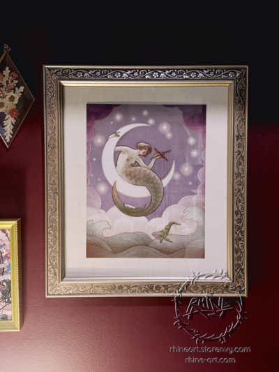 Moon Mermaid - 8.5 X 11" Print