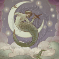Moon Mermaid - 8.5 X 11" Print - Thumbnail 4