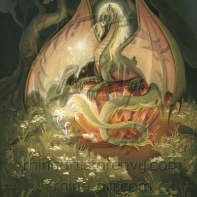 Queen of earth dragon - 11 x 17" print